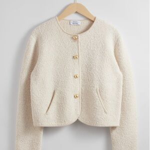 TEXTURED GLITTER CARDIGAN